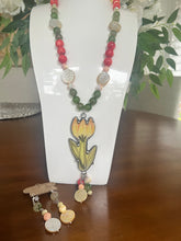 Load image into Gallery viewer, Art by Amy Double Sided Pottery Tulip ￼
