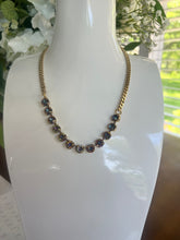 Load image into Gallery viewer, Tova Mini Oakland Necklace Antique Gold ABV Volcano
