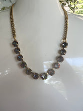 Load image into Gallery viewer, Tova Mini Oakland Necklace Antique Gold ABV Volcano
