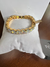 Load image into Gallery viewer, Tova Oakland Stretch Bracelet with White Opal Glimmer
