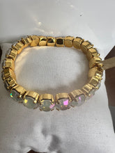 Load image into Gallery viewer, Tova Oakland Stretch Bracelet with White Opal Glimmer
