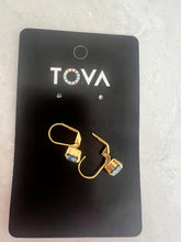 Load image into Gallery viewer, Tova Oakland Hook Earrings in Denim Ignite
