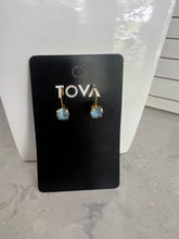 Load image into Gallery viewer, Tova Oakland Hook Earrings in Denim Ignite
