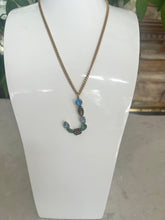 Load image into Gallery viewer, Tova “J” Monogram Necklace in Neon
