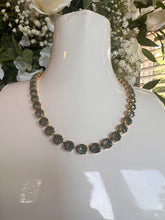 Load image into Gallery viewer, Tova Oakland Necklace in Fairy Dust/Solid Soft Mint IgniteStarlight
