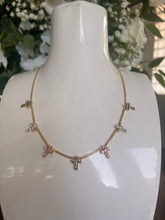 Load image into Gallery viewer, Tova Multi Cross Necklace in Candy Blush
