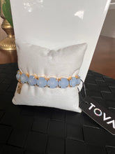 Load image into Gallery viewer, Tova Croatia Stretch Bracelet in Ultra Opal Dust/Ultra Baby Blue White Opal

