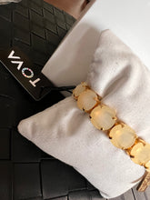 Load image into Gallery viewer, Tova Croatia Stretch Bracelet in Ultra Opal Fairy Dust/Canary White Opal
