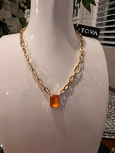 Load image into Gallery viewer, Tova Dereka Necklace in Dark Orange Matt
