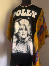 Load image into Gallery viewer, Kantha and Dolly Parton one size top
