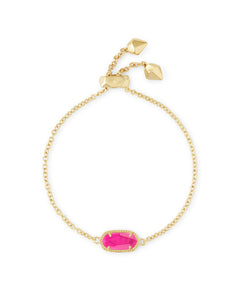 Kendra Scott Gold Elaina Bracelet Hot Pink