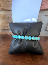 Load image into Gallery viewer, Tova Oakland Stretch Bracelet in Summer Blue
