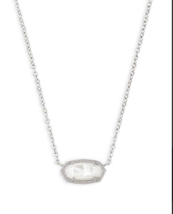 Kendra Scott Silver Ivory Mother of Pearl