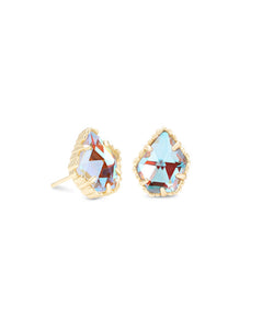 Kendra Scott Gold Dichroic Glass Earrings