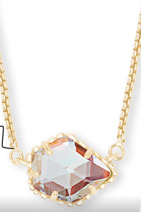 Kendra Scott Tess Gold Dichroic Glass Necklace