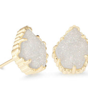 Load image into Gallery viewer, Kendra Scott Gold Iridescent Drusy Earrings
