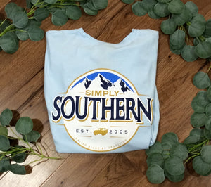 Simply Southern Baby Blue Long Sleeve Shirt