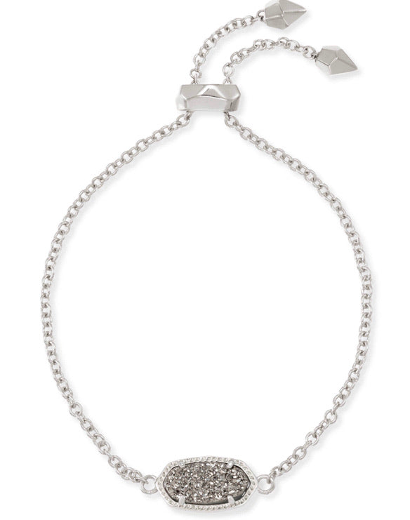 Kendra Scott Rhodium Platinum Drusy  Bracelet