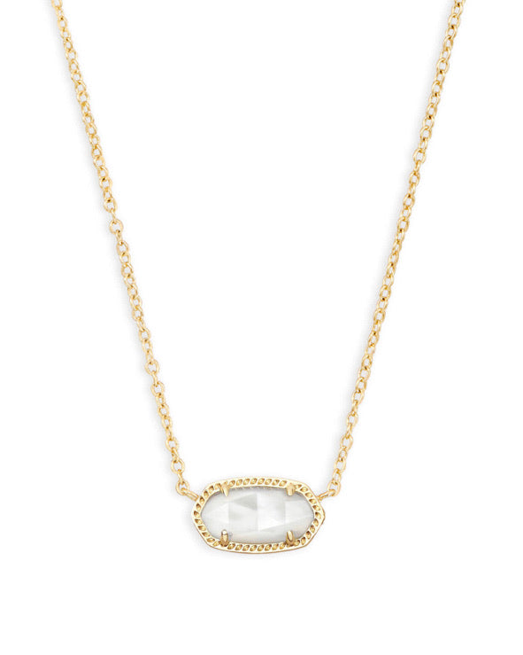 Kendra Scott Gold Ivory Mother of Pearl Necklace