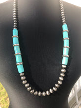 Load image into Gallery viewer, Turquoise Navajo Pearl Natural Necklace
