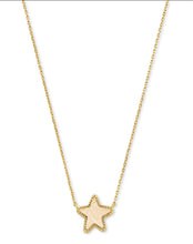 Load image into Gallery viewer, Kendra Scott Jae Star Gold Drusy Necklace
